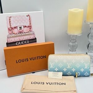 Louis Vuitton LV Rare “By the Pool” Large Zippy Wallet - with COA